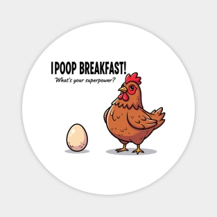 Poop Breakfast Magnet